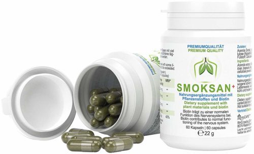 plantocaps smoksan+ kapseln Smoksan Anwendung mit 60 Kapseln pro Dose